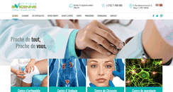 Desktop Screenshot of cliniqueavicenne.com