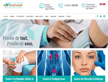 Tablet Screenshot of cliniqueavicenne.com